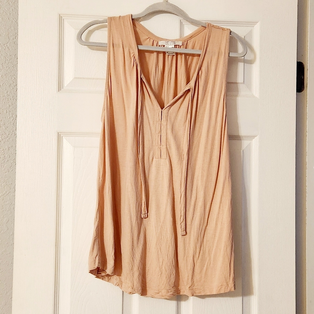 VENUS Peach Sleeveless Blouse